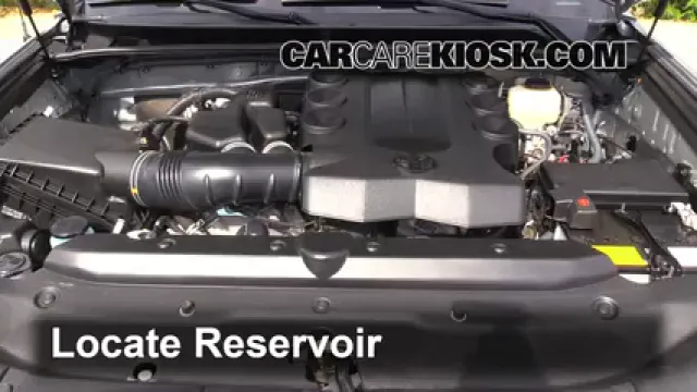 2013 Toyota 4Runner Limited 4.0L V6 Líquido limpiaparabrisas Agregar líquido